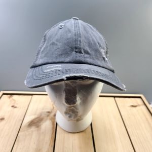 Womans Ponytail Baseball Cap CC Beanie Criss Cross Gray High Ponytail Mesh Back